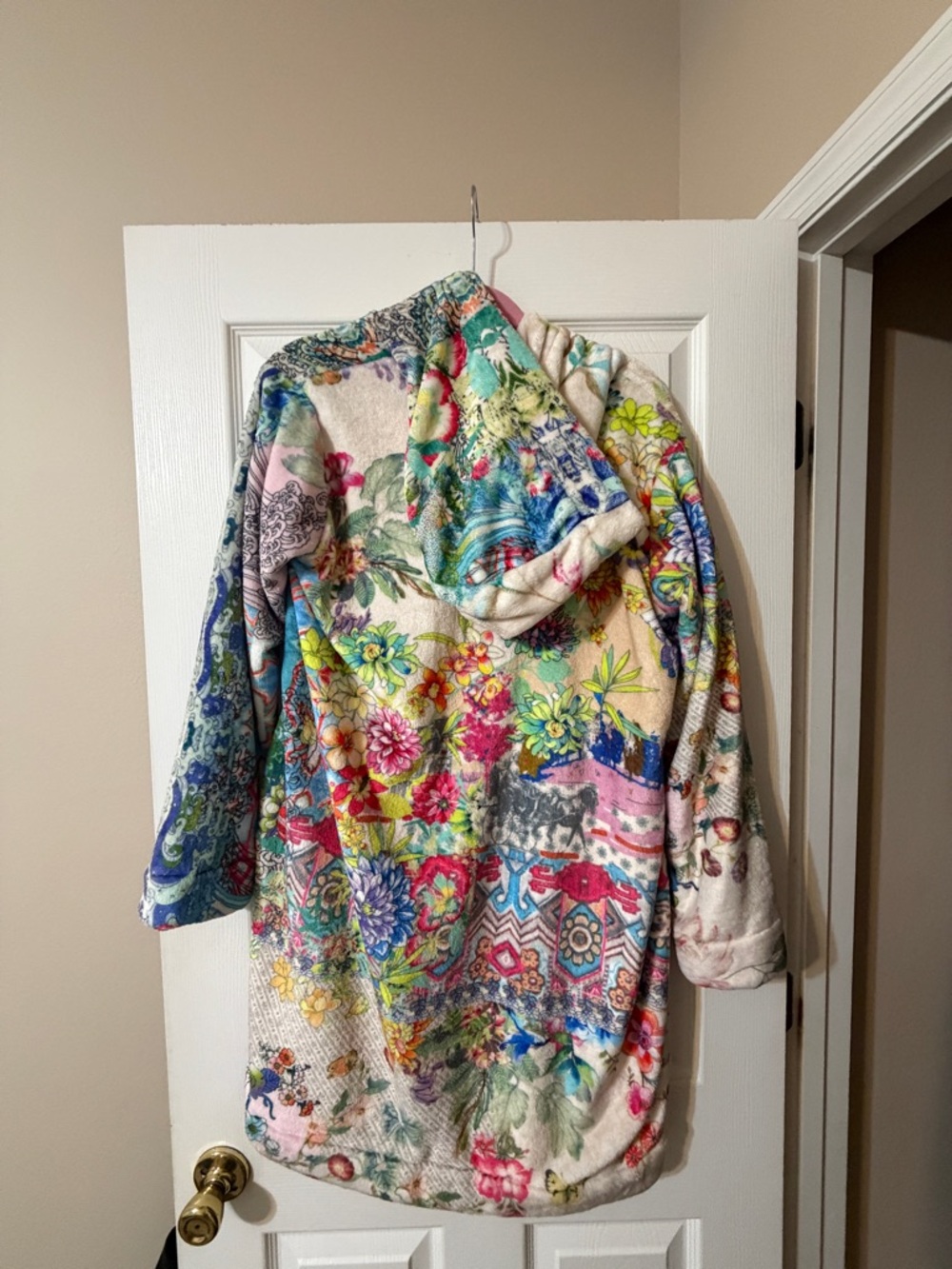 Johnny Was Multicolor Dreamer Sherpa Jacket - Picture 7 of 11
